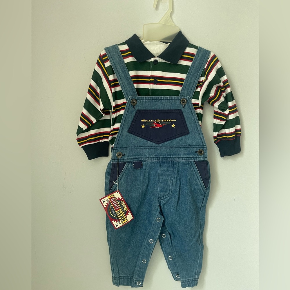 Vintage basic aviation overall set.